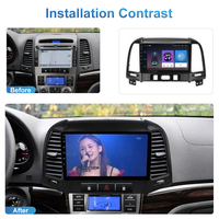 Reproductor Multimedia para Automóvil Android con Pantalla Táctil para Hyundai Santa Fe, Oferta de Fábrica, BT, WIFI, Mirror Link, Radio para Automóvil 2DIN, 1280*720, Estéreo para Automóvil