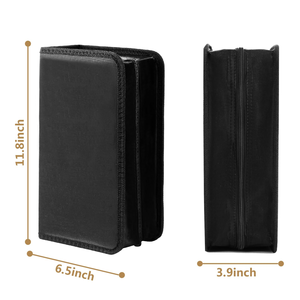 Organisateur de rangement <span class=keywords><strong>pour</strong></span> <span class=keywords><strong>DVD</strong></span> et CD personnalisé avec visière, capacité de 128, design pliable <span class=keywords><strong>pour</strong></span> voitures, maisons, bureaux et voyages - Product Image 2