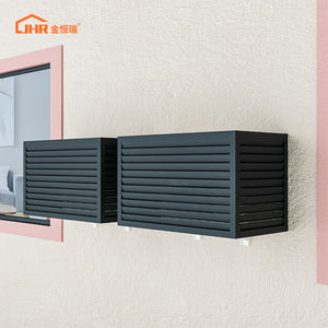 JHR ตัวแบ่งพื้นที่บานเกล็ดอิสระที่ครอบเครื่องปรับอากาศอลูมิเนียมรั้วความเป็นส่วนตัว - Product Image 2