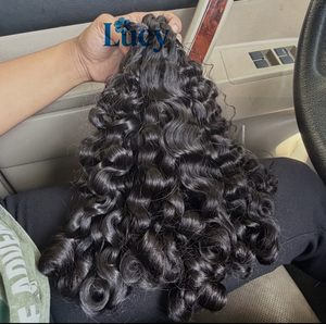 Soft Indian Hair Extensions Unprocessed Raw Hair Natural Body Wave Bundle Bouncy Virgin Human Hair Bundles for Braiding - Product Image 5