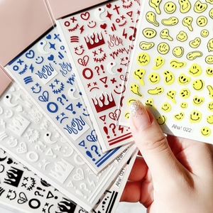Pegatinas Ultrafinas 5D para <span class=keywords><strong>Uñas</strong></span> Qianya, Adhesivas, con Dibujos Animados <span class=keywords><strong>de</strong></span> Oso/Arcoíris/Sol/Conejo, Fáciles <span class=keywords><strong>de</strong></span> Aplicar, Hechas <span class=keywords><strong>de</strong></span> Plástico, Certificadas por MSDS - Product Image 4