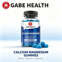 Gabe Health Kalsium Magnesium Gummies untuk Kesehatan Tulang & Gigi, Mendukung Kesehatan Otot, Suplemen Makanan untuk Imunitas, OEM Label Pribadi