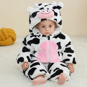 Nuevo estilo niños Super encantador vestido animales Cosplay mono <span class=keywords><strong>de</strong></span> felpa Disfraces <span class=keywords><strong>para</strong></span> Niñas <span class=keywords><strong>pollito</strong></span> vaca Tigre Navidad - Product Image 2