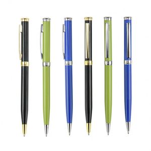 Bolígrafo de Escritura de Alta Gama con Logotipo Personalizado, 1.0 mm, con Botón Metálico, para Papelería Empresarial, Hoteles, Conferencias, Publicidad - Venta al Por Mayor - Product Image 2