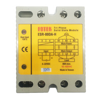 Esr-80da-h 80A Relais statique triphasé à trois commandes, commutation Zerocross, entrée 4~32VDC, sortie 90~480VAC, neuf et original