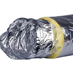 <span class=keywords><strong>Conduit</strong></span> flexible <span class=keywords><strong>isolé</strong></span> en aluminium DFV-A20-10M 8 po x 5 m pour système CVC, utilisation extérieure sur escalier - Argent - Température -30 à +<span class=keywords><strong>150</strong></span> °C - Product Image 2