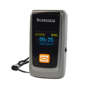 Portable Design 1D QR 2D Wireless Barcode Scanner With Memory Barcode Scanner With Display Screen