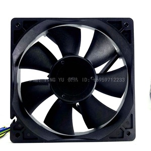 Ventilateur de refroidissement pour boîtier d'ordinateur Delta AFB1212SH 120x120x25mm 12V DC avec contrôle de vitesse PWM et double roulement à billes - Product Image 4