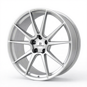 Jantes forgées sur mesure de 19 à 22 pouces, 5x112 5x120, blanc et gris anthracite pour Model Y, BMW E46 F32 F36 E90 E92 E93 pour <span class=keywords><strong>RF</strong></span> - Product Image 1