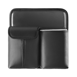 Little Rice Paddy Lüks Araba Arka Koltuk Düzenleyici PU Deri Çok Fonksiyonlu Saklama Çantası Arka Koltuk Kol Dayanağı ve Konsol Tarafı için - Product Image 1