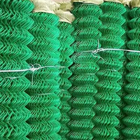Grillage de sécurité Cyclone Diamond en acier galvanisé à maille losangée, revêtu de PVC, étanche, haute résistance pour applications agricoles