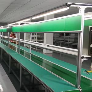 अन्य प्रसंस्करण लाइन के लिए एंटी-स्टैटिक सुविधा स्वचालित उत्पादन लाइन स्क्रू कन्वेयर के साथ असेंबली लाइन वर्कबेंच - Product Image 5