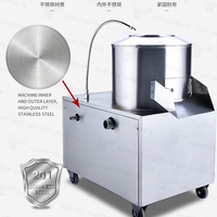 Commerciële automatische aardappelenschilmachine, 240 kg/u, 304 roestvrij staal, 220V voor restaurants en groenteverwerkingsbedrijven
