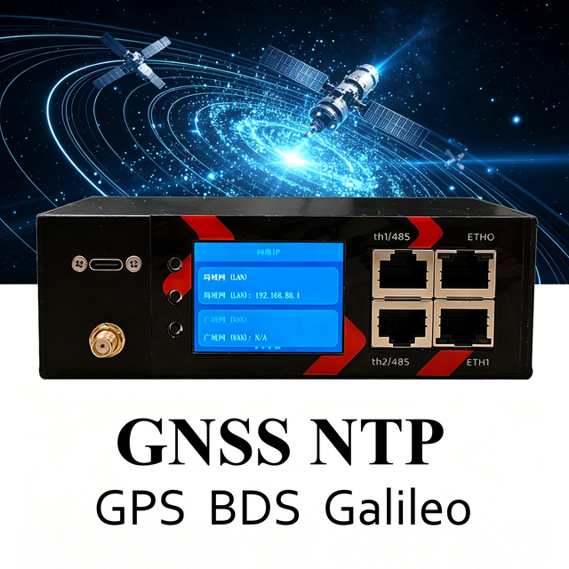 YESEEDER Mini Portable NTP Server Beidou Galileo GPS Triple Mode Timing Automatic Switch Low Power Operation Mobile Charging