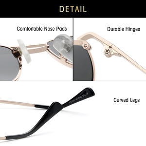 Gafas de Sol de Piloto Grises Jack, Montura Completa, Lentes TAC con Protección UV400, Estilo Unisex para Adultos 1239 - Product Image 3