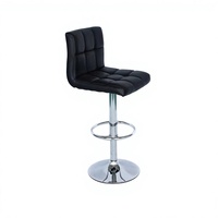 Tabouret de Bar Pivotant Moderne à Hauteur Réglable Chaise de Salle à Manger Économique pour Bureau à Domicile, Hôtel ou Parc