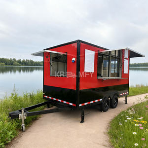 2025 Fast Trailer With DOT VIN Food Truck Window <b>Mobile</b> <b>Kitchen</b> Pizza Coffee Cart - Product Image 3