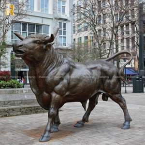 تمثال حيوان معدني بالحجم الطبيعي تمثال من النحاس الأصفر تمثال برونزي للحديقة في الهواء الطلق - Product Image 4