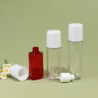 Flacons pulvérisateurs cylindriques en plastique multi-tailles (100 ml, 120 ml, 150 ml) avec pompe à lotion, vides, pour voyage, emballage cosmétique et beauté