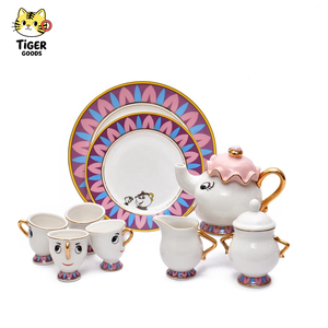Juego <span class=keywords><strong>de</strong></span> Tazas <span class=keywords><strong>de</strong></span> Café <span class=keywords><strong>de</strong></span> Cerámica Europea TGYW, Juego <span class=keywords><strong>de</strong></span> Tetera <span class=keywords><strong>La</strong></span> <span class=keywords><strong>Bella</strong></span> <span class=keywords><strong>y</strong></span> <span class=keywords><strong>la</strong></span> <span class=keywords><strong>Bestia</strong></span>, Juego <span class=keywords><strong>de</strong></span> Tazas <span class=keywords><strong>de</strong></span> Té, Juego <span class=keywords><strong>de</strong></span> Té para <span class=keywords><strong>la</strong></span> Tarde, Regalo - Product Image 1