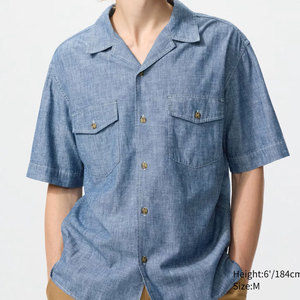 เสื้อเชิ้ตผู้ชายยอดนิยมที่มีความต้องการสูง พร้อมป้ายกำกับส่วนตัวแบบกำหนดเอง เสื้อผ้าผู้ชายน้ำหนักเบา ระบายอากาศได้ดี เสื้อเชิ้ตผู้ชายมีกระเป๋า - Product Image 2