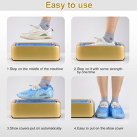 Machine automatique de couvre-chaussures avec des caractéristiques hygiéniques durables et antidérapantes pour le nettoyage ménager