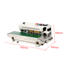 Small Mini Portable Continuous Semi Automatic Grain Coffee <b>Beans</b> Powder Filling <b>Heat</b> <b>Bag</b> Sealing Machine Seal Machine Sealing - Product Image 3