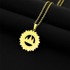 Nouveau Acier Inoxydable Yezidi <span class=keywords><strong>Lalish</strong></span> Pendentif Colliers Yazidis Symbole Foi Pèlerinage Bijoux Pour Femmes Hommes Filles - Product Image 2
