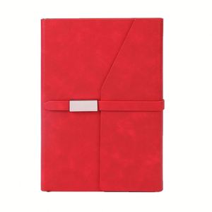Carnet A5 en cuir PU à couverture rigide, reliure cousue, personnalisable, trois volets, pour l'école, le bureau, avec logo personnalisé, fermeture magnétique, directement de l'usine - Product Image 1