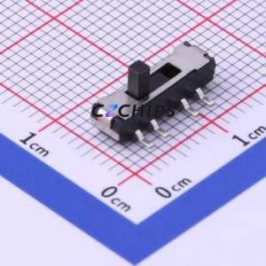 SS-3336S-02-L2 Slide Switch SMD Switch Double Pole Three Throw Rectangle Pin Header SMD Tab 13mm - Product Image 1