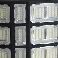 Lampadaires solaires d'extérieur étanches, grande lampe LED pour parking, éclairage solaire avec détecteur de mouvement et télécommande