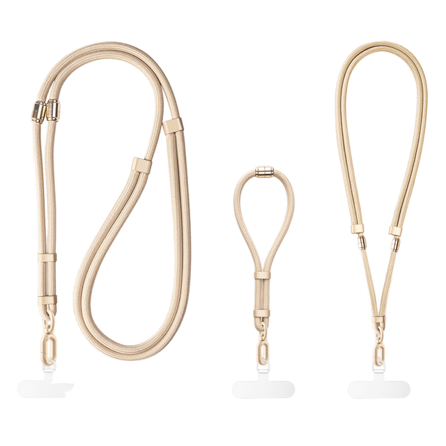 Crossbody Phone Lanyard Premium Adjustable Neck Strap with Metal Buckle Eco-friendly Nylon Tether Tabs 160cm Length