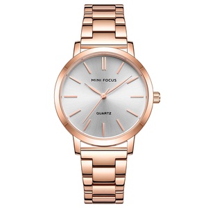 Reloj de Mujer de Lujo Simple al por Mayor, de Aleación, Resistente al Agua, de 30 mm, con Calendario, Movimiento de Cuarzo, de Acero Inoxidable, para Negocios - Product Image 1