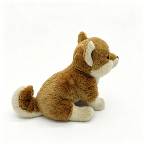 Peluche <span class=keywords><strong>Shiba</strong></span> <span class=keywords><strong>Inu</strong></span> réaliste personnalisable - Douce, câline, certifiée sûre pour les enfants et la vente au détail - Product Image 2