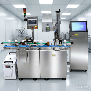 Machine de tri de bouchons de bouteilles avec marquage UV/CO2, inspection visuelle et rejet, système de suivi anti-contrefaçon haute précision AI/DXF - Product Image 6