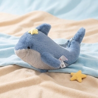 Coussin de dauphin en peluche douce personnalisé ODM, rembourrage en coton PP, sac bandoulière animaux marins Kawaii, poupée, cadeau unisexe