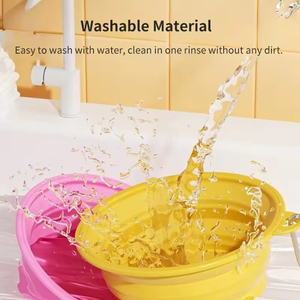 Ciotola Pieghevole Retrattile in TPE Ecologica all'Ingrosso con Logo Personalizzato, Portatile e Richiudibile per Viaggi, Acqua, Cibo, Alimentazione, per Cani e Animali Domestici - Design Moderno - Product Image 4