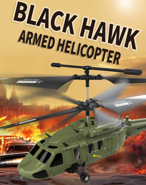 Dwi Dowellin RC Helicopter, Remote Control Helicopter Toy for Kids, Beginners and Adults with Altitude Hold, Gyro & LED Light