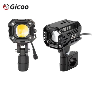 Mini Faro Auxiliar de 80w para Motocicleta, Proyector LED Amarillo y Blanco, Luces Antiniebla LED para Auto - Product Image 4