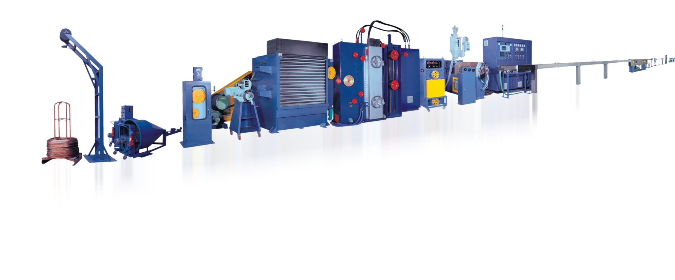 Data / Lan Tandem Line Intermediate Cable Drawing Machine High Speed