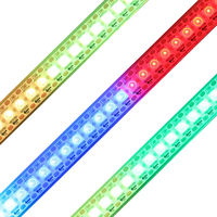 Haute qualité ws2812b 5v 30led 60led 144led adressable individuellement streifen rvb pixel led bande lumineuse 144 led ws2812 2812 2812b