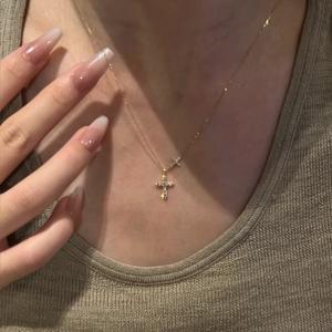 S925 Sterling Silver <b>Vintage</b> Photo <b>Box</b> Pendant Necklace Oval Carved Gold Inlaid Diamonds Trendy Niche Light Luxury Western Style - Product Image 2