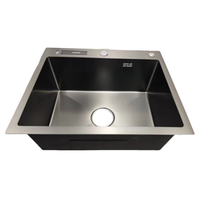 Top vente 2024 personnalisé 60x45 OEM fait à la main évier de cuisine petit coin Fregadero De Cocina évier intelligent ustensiles de cuisine