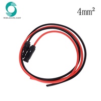 Solar PV Kabel 12 AWG 4mm2 mit solar anschluss Verzinnt-Kupfer Leiter TÜV genehmigt vpe-isolierung solar kabel draht