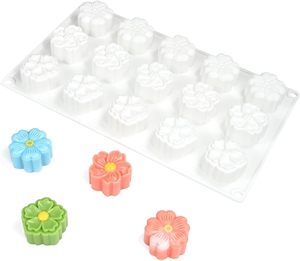 Moules à mousse de tournesol personnalisables en usine, en silicone, antiadhésifs, sans BPA, conformes LFGB, faciles à utiliser pour la pâtisserie DIY - Product Image 1