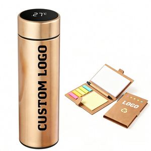 Customize Logo 500Ml 17oz Smart <b>Digital</b> Water Bottle Promo Business Gift Vacuum Flask Drink Bottle Stainless Steel Travel Bottle - Product Image 1