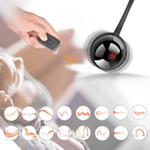 Bolas de kegel vibratorias de Metal, masturbadores eléctricos con control remoto, productos sexuales, bolas de kegel de metal - Product Image 3