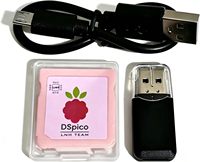 Cartouche Flash Open-Source DSPico Pink Shell Edition RP2040, 6 Mo/s, Chargement Haute Vitesse, Double Alimentation, Mode DS, Lanceur Pico
