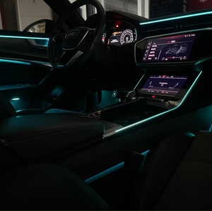 Kit d'éclairage d'ambiance de haute qualité pour <span class=keywords><strong>Audi</strong></span> A6 C7 C8 - Ajustement spécifique au véhicule - Luminosité réglable - Performance sans scintillement - Product Image 1