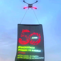 Muen Drone Show 2025 – Dernières nouveautés : Affichage LED P25 P40, Écran LED Holographique en Maille, Écran LED Volant pour Publicité, Affichage LED Volant à Vendre